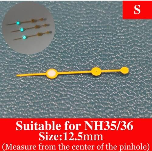 NH35 36 Second Hands Yellow Luminous For NH35 36 Movement Watch Accessories