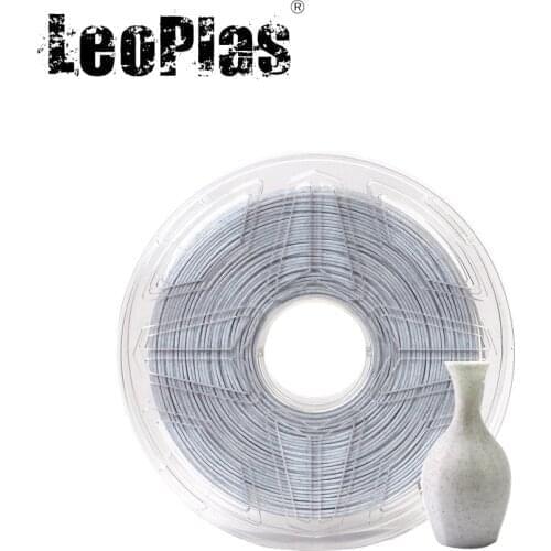 LeoPlas 1kg 2.85mm Rock Stone Marble PLA Filament For FDM 3D Printer Pen Consumables Printing Supplies Plastic Material