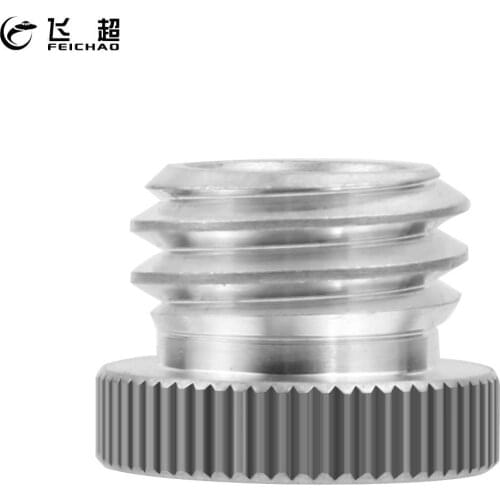 1/4 to 5/8 3/8 to 5/8 Female to Male Screw Mount Aluminum Alloy Adapter Screw for Laser Level Meter Camera Tripod Adapter Screws
