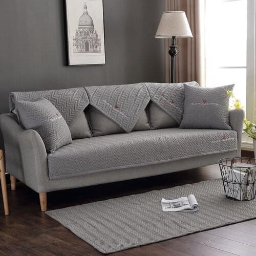 Washed Cotton Sofa Towel Embroidery sofa Covers Couch Cover Europe Style Sofa Cushion Armchair Cover Sofa Bed Covers