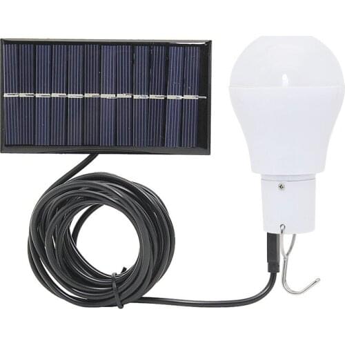 Portable LED Solar Lamp Charged Solar Energy Light Panel Powered Emergency Bulb For Outdoor Garden Camping Tent Fishing