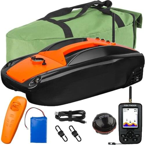 Carp Fishing Bait Boat Hook Post Boat With Bottom Sink Hopper LCD GPS Fishfinders Sonar Sensor Wireless Remote Control Toy Boat