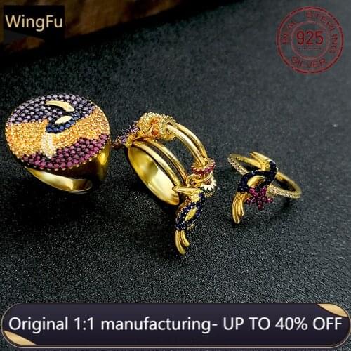 S925 sterling silver golden time to turn flamingo ring exquisite fashion luxury brand monaco jewelry party gift