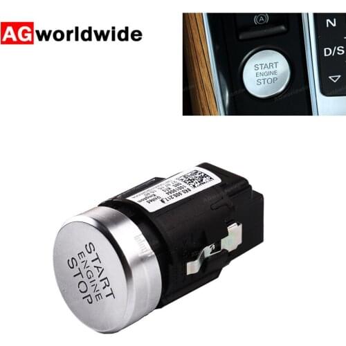 Silver Start Stop Engine Switch Button For Audi Q5 2009-2012 A4 S4 Quattro B8 A5 S5 2009-2013 RS4 RS5 8K0905217
