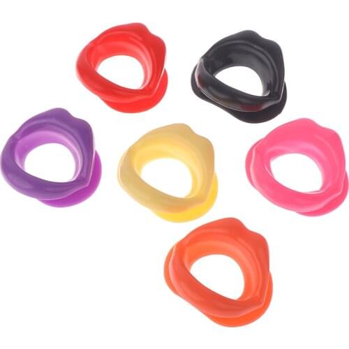 Silicone Rubber Face Slimmer Oral Mouth Muscle Massage Tool Tightener Exerciser Lip Trainer Anti-Wrinkle Chin Massager Wholesale