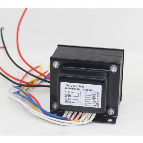 130W Tube Amplifier Transformer 230VX2 6.3VX1 6.3VX1 High quality Transformer For EL34 Tube Power Amp