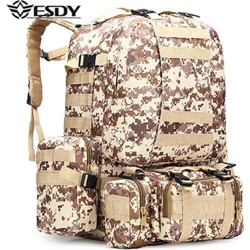 Outdoor Sports Military Hiking Backpack Hunting Camping Men Bag Trekking Tactical Climbing Waterproof Camouflage Army bags