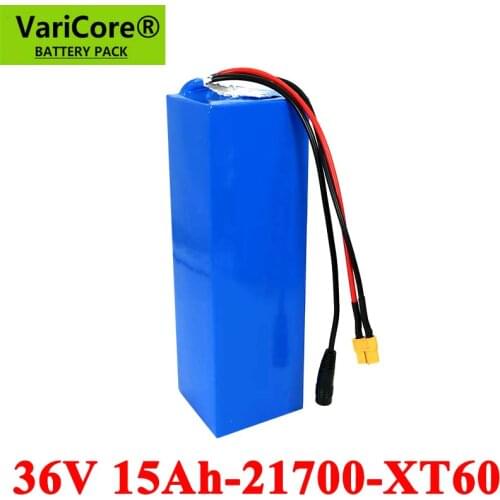 VariCore 36V 15Ah battery 21700 10S3P battery pack 500W high power batteries 42V 15000mAh Ebike electric bicycle BMS