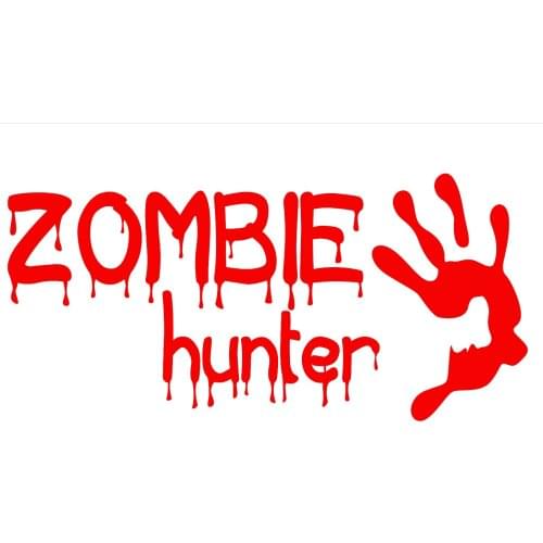 Vinyl Hobby Car Bumper Sticker Sticker Car Decal JDM Die cut - zombie huter Rear Window Car Sticker