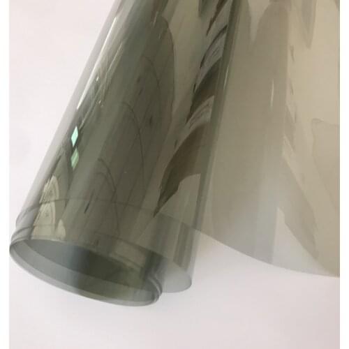 Grey Car Window Film Insulation Solar Tint Stickers UV Reflective VLT 70% 2 ply Solar Protection Film Size 50X200/300/500CM