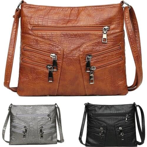 Women New Shoulder Bags For Ladies Multi-layer Crossbody Bags Simple Fashion Female Handbag Mini Mobile Phone Bag