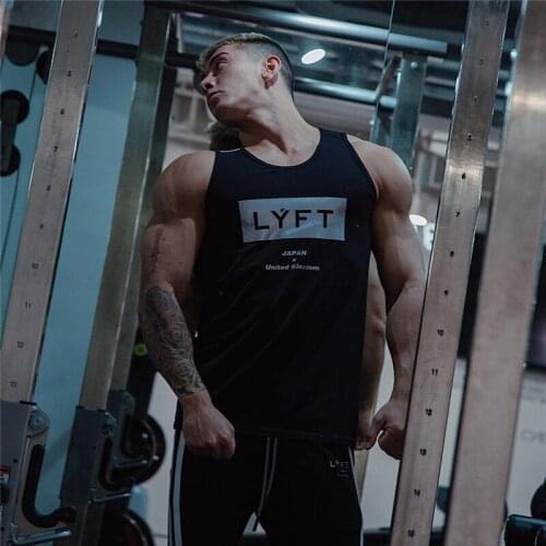 2021 Men cotton tank top Brand Gym Clothing bodybuilding sleeveless Breathable fitness tops male undershirt fashion Casual vest
