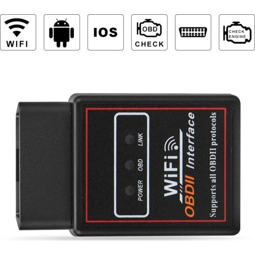 For IOS Car Scanner Tool WIFI ELM327 OBDII Auto Diagnostic Tool ELM 327 V2.1 OBD2 Code Reader OBD2 Car Diagnostic Tool Scanner