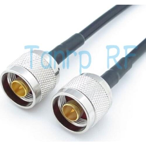 Freeshipping! 20inch RG58 cable N male plug to N male plug RF Pigtail coaxial jumper cable 50cm Wholesale