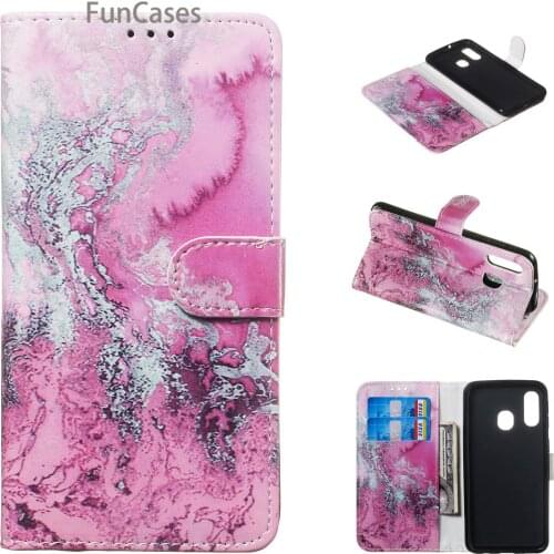 Black Gold Cases Phone For etui Samsung A40 Wallet Case PU Leather Flip Case sFor Phone Samsung Galaxy telefon A40 Protector