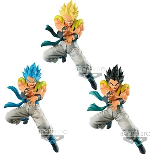 Cuteanime 100% Original Banpres Dragonball Super Figure Gogeta Kamehameha Figure PVC Action Model Toys Anime Figure 3 Colors