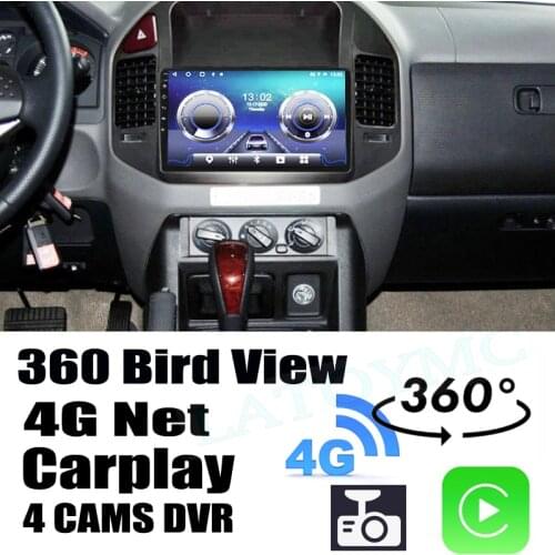 Car Audio Navigation GPS Stereo Carplay DVR 360 Birdview System For Mitsubishi Pajero 3 Montero Shogun V63 V65 V67 V73 V75 V77