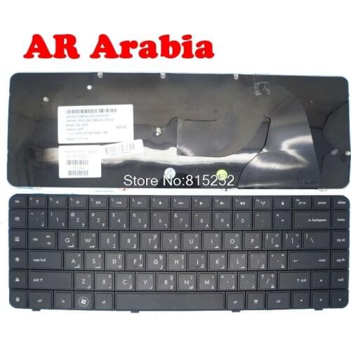 Laptop Keyboard For HP CQ56 G56 CQ62 G62 AR Arabia 605922-171 595199-171 Black