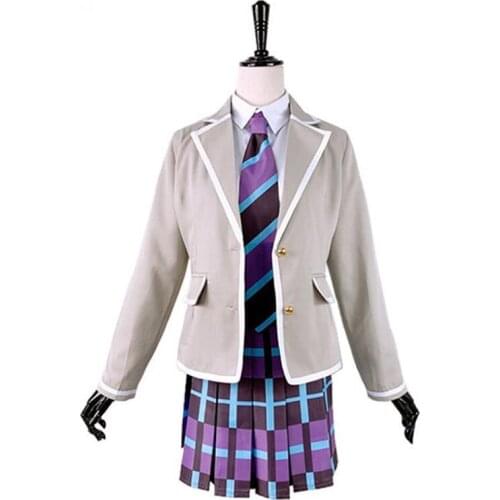 Anime BanG Dream Cosplay Costume Second Grade Shirasagi Chisato School Uniform Pastel Palettes Suits Halloween Costumes for Girl