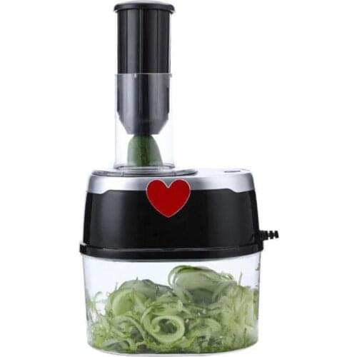 500W Multifunction Electric Sliced Grater Food Machine Spiral Funnel Potato Cucumber Shredder Vegetable Chopper Kitchen Gadgets