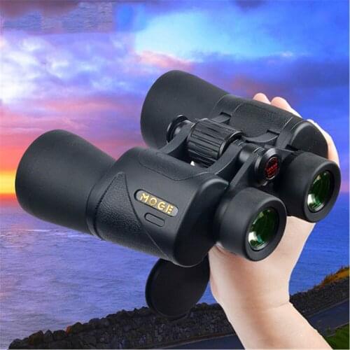 MOGE 10x50 Low Light Level Night Vision Outdoor Travel Concert Big Eyepiece Binoculars High Power HD Telescope