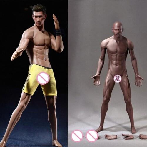 M36A/M36B TBLeague 1/6th TBLeague PL2018-M36 Super-Flexible Male Seamless Body Asia Skin/Black Skin Model for 12" Action Figure