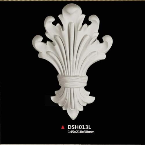 PU polyurethane fireplace ornament European style furniture decor doorframe portal decorating applique components