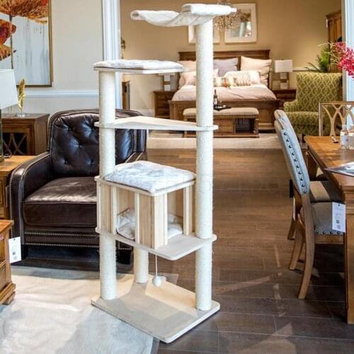 Cat climbing frame solid wood cat nest cat tree large luxury cat stand cat jumping cat house cat supplies