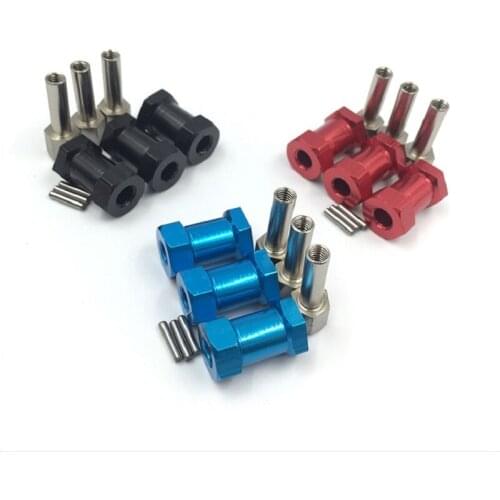 RC Crawler Metal 12mm Wheel Hex Hub 15mm Extension Coupler Adapter for AXIAL SCX10 D90 CC01 F350 1/10 RC Crawler