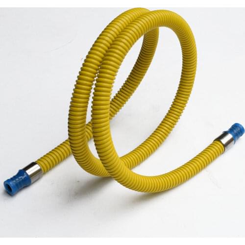 High quality PVC Corrugated Gas Pipe Explosion-proof hose for gas Cooker Water heater Household Pipe fittings Accessories