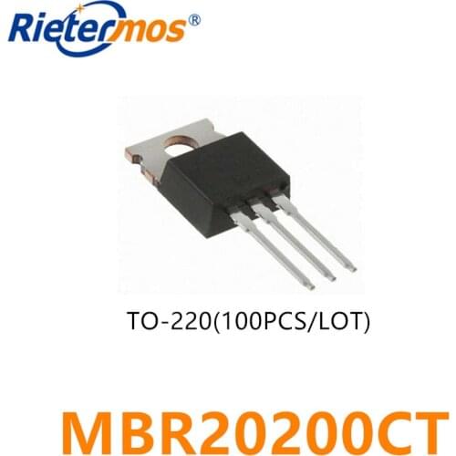 100PCS MBR20200CT MBR20200 TO-220 HIGH QUALITY