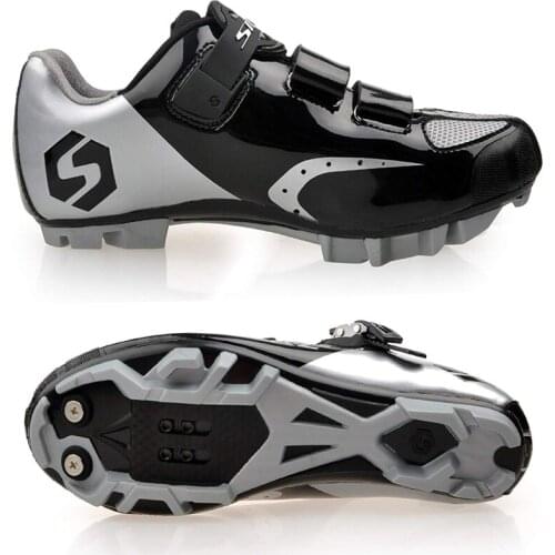 2019 Hot Sale Sidebike MTB Cycling Shoes Mountain Bike Shoes Mens Breathable Cycling Bike Bicycle Athletic Shoes Black Sneaker