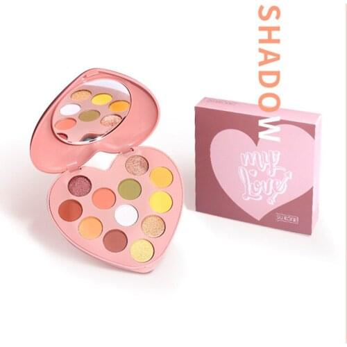 5pc Makeup Brushes Eyeshadow Palette 12-color Matte Waterproof Long-lasting Three-dimensional Nature Eyeshadow Pallete Wholesale