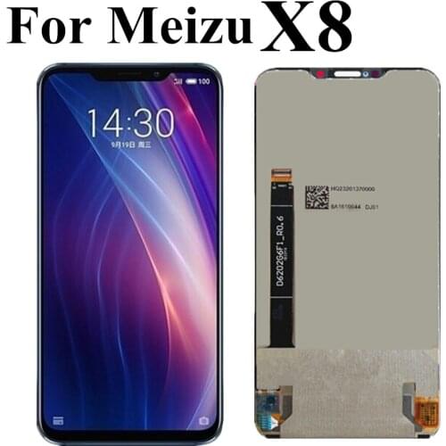 6.2" LCD For Meizu X8 M852H LCD Display Touch Screen Digitizer Touch Panel Assembly For Meizu X8 X 8 LCD Display Replacement