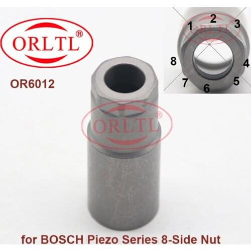 8 sides Common Rail Injection Nozzle Cap Auto Fuel Pump Injector Nozzle Cup Nut for BOSH Piezo OR6012