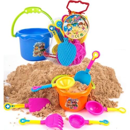 9Pcs Castle Bucket Spade Shovel Rake Tools Set For Kids Toys Seaside Games Kids Sand Beach Toys