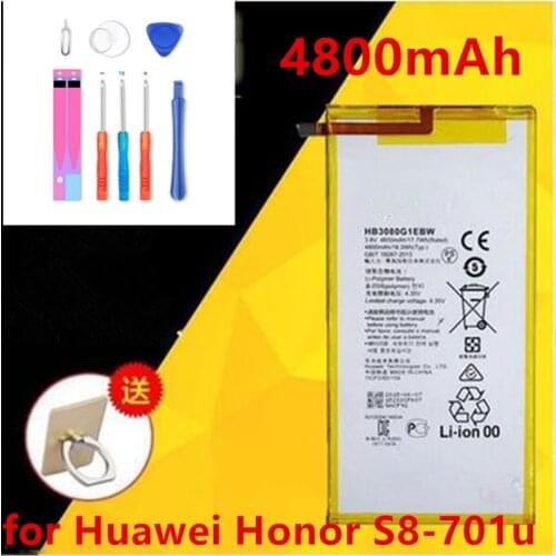 HB3080G1EBC HB3080G1EBW S8 Battery For Huawei Honor S8-701W MediaPad M3 Lite M2 M1 8.0" M2-801L M2-801W M2-802L M2-803L S8 701u