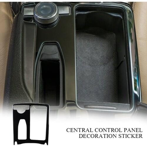 Car Central Armrest Drink Cup Holder Shutter Outer Frame Panel For Mercedes Benz W204 C C180 C200 C220 E W212 E260 E300 Accessor