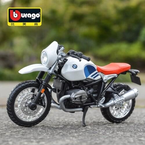Bburago 1:18 BMW1 R nineT Urban GS Static Die Cast Vehicles Collectible Motorcycle Model Toys