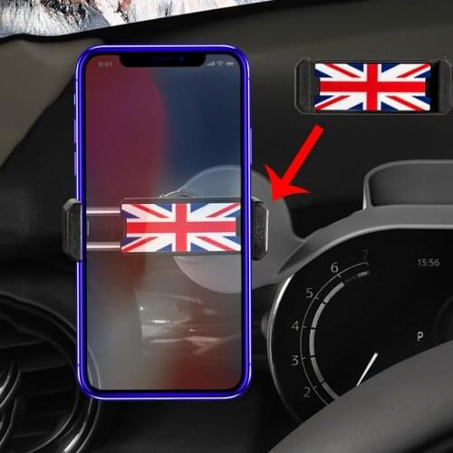 Phone Holder In Car Dashboard GPS Mount Stand For iPhone Telephone Support Mini Cooper Styling Accessories 2021 New