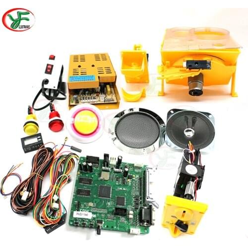 Childrens Game English Version 61 in 1 Games West Cowboy Game DIY Kit With Power Supply Glass Bead Coin Hopper LED Push Button