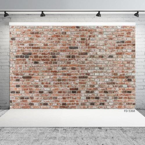 Brick Wall Photographic Background Computer Printed Backdrop Photo Studio for Children Baby Pets Toy Portrait Photobooth Props