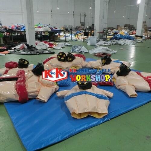 Interesting Interactive regular design foam padded sumo suits adult or kids sumo suits for wresting
