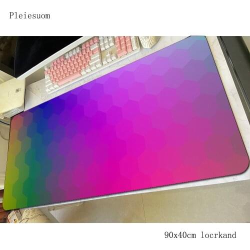 Hexagon Abstract mousepad locrkand gaming mouse pad 90x40cm computer gamer accessories mat hot sales laptop desk protector pads