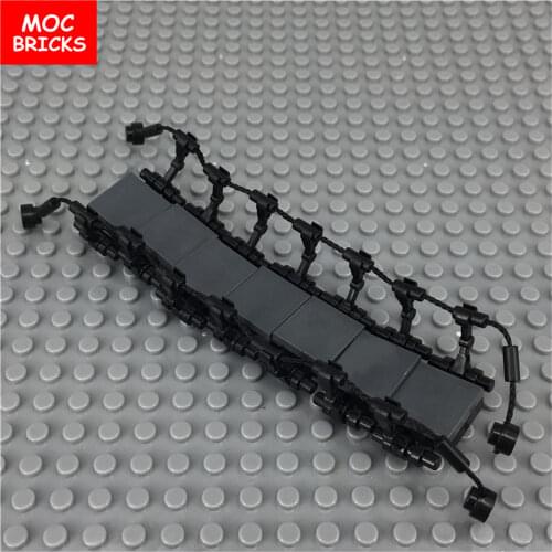 MOC Bricks suspension bridge drawbridge Model Action Figure Toy Kids Educational Building Blocks Assembled Toys best kids gifts