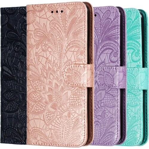 Fashion Lace Leather Wallet Case For Samsung Galaxy A10 A20 A20 A30 A40 A50 A70 S8 S9 S10 J4 J6 Plus A7 2018 A505FN Flip Cover