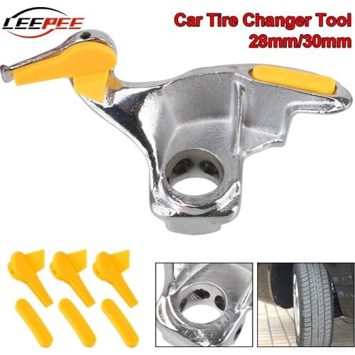 LEEPEE 28mm 30mm Stainless Steel Car Tire Changer Mount Demount Tools Moulding Kit Car Styling Auto Accessories Universal