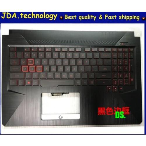 MEIARROW 96%New/org plamrest top case For Asus TUF Gaming ASUS fx505 FX86 FX80 FX504 15.6" US keyboard upper cover,black