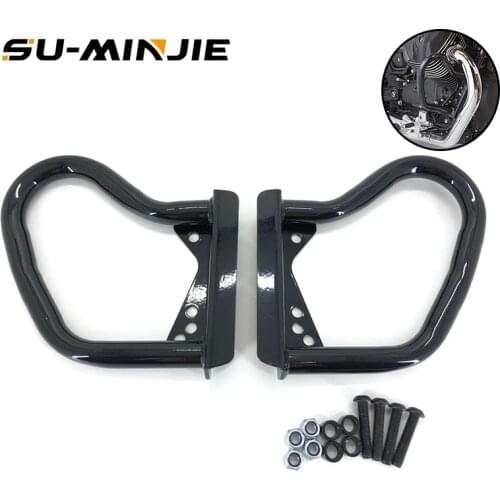NEW Black MOTO GUZZI V9 Roamer 2016 2017 2018frame of engine accessories collision rod protection device V9Bobber bumper