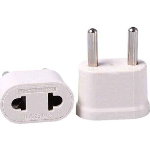 Pure Copper Small European Standard American Standard Conversion Plug European Socket Adapter